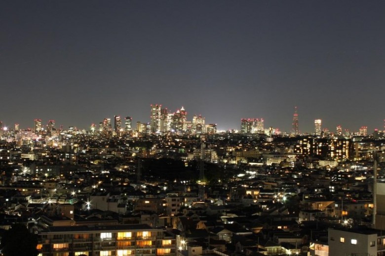 住戸からの眺望　夜景